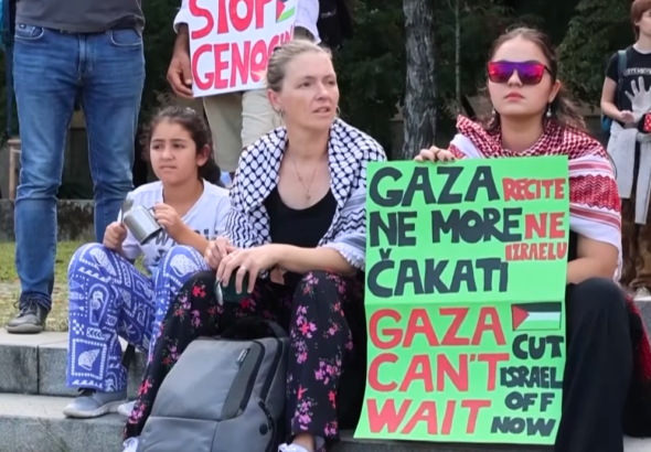 Palestina protest slovenia